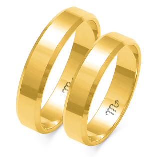 Obrączki ślubne ZO O-1 próba 585