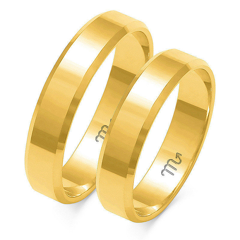 Obrączki ślubne ZO O-1 próba 585