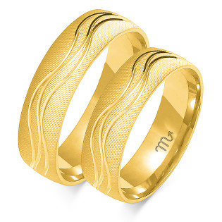 Obrączki ślubne ZO O-111 próba 585