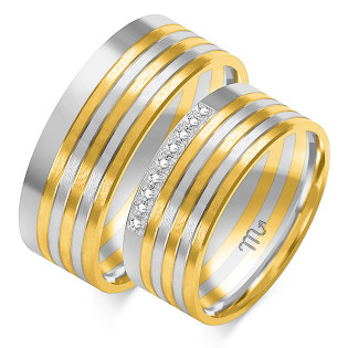 Obrączki ślubne ZO OE-69 próba 585