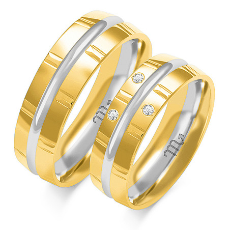 Obrączki ślubne ZO OE-7 próba 585