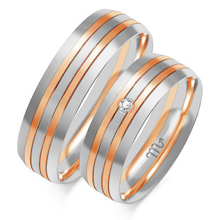 Obrączki ślubne ZO OE-74 próba 585