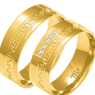 Obrączki ślubne ZO O-180 próba 585