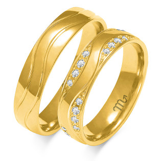 Obrączki ślubne ZO O-187 próba 585