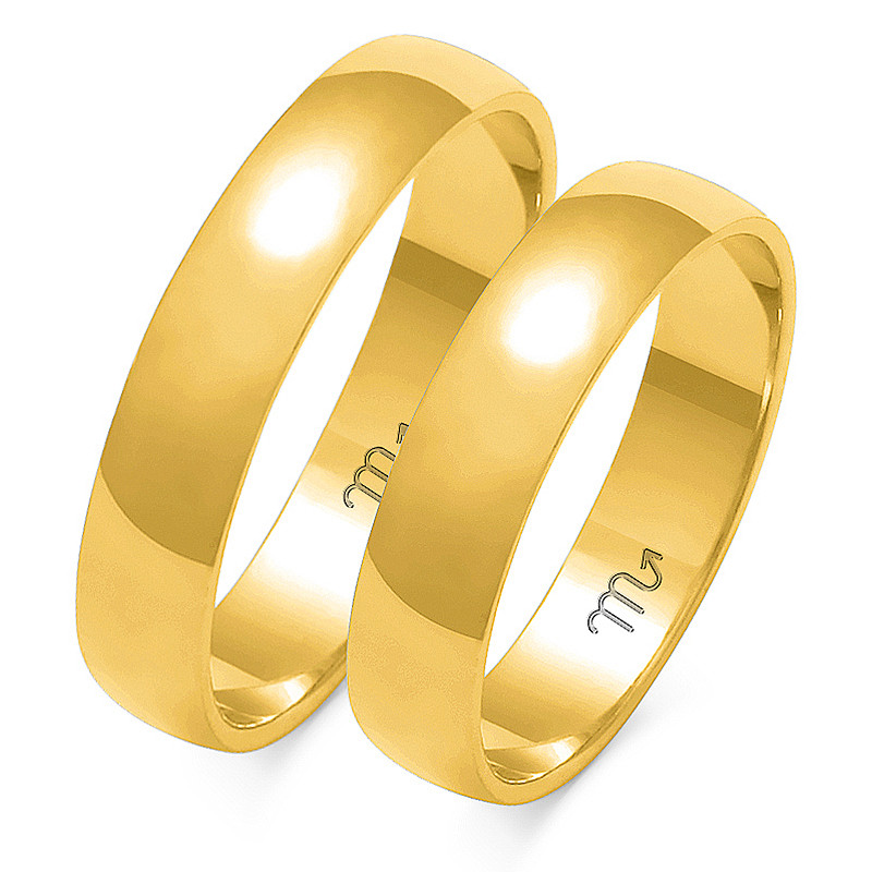 Obrączki ślubne ZO O-2 próba 585