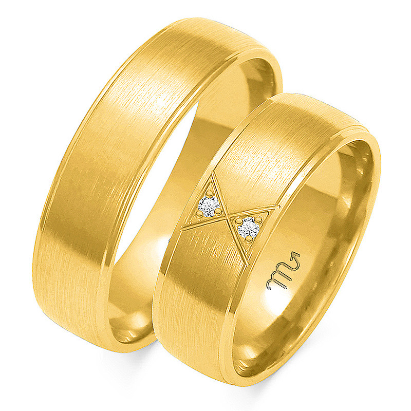 Obrączki ślubne ZO O-20 próba 585