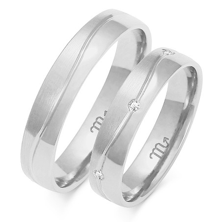 Obrączki ślubne ZO O-201 próba 585