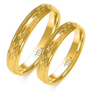 Obrączki ślubne ZO O-204 próba 585