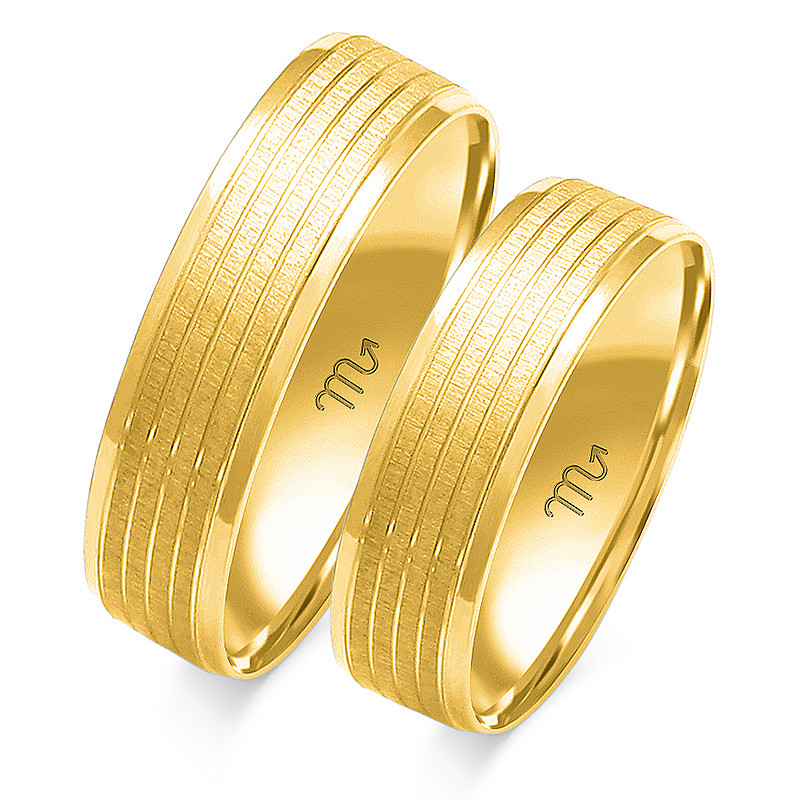 Obrączki ślubne ZO O-21 próba 585