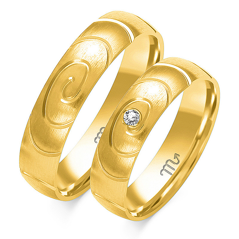 Obrączki ślubne ZO O-211 próba 585