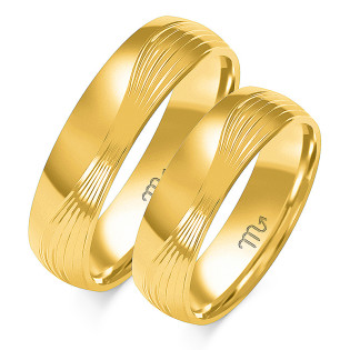 Obrączki ślubne ZO O-212 próba 585