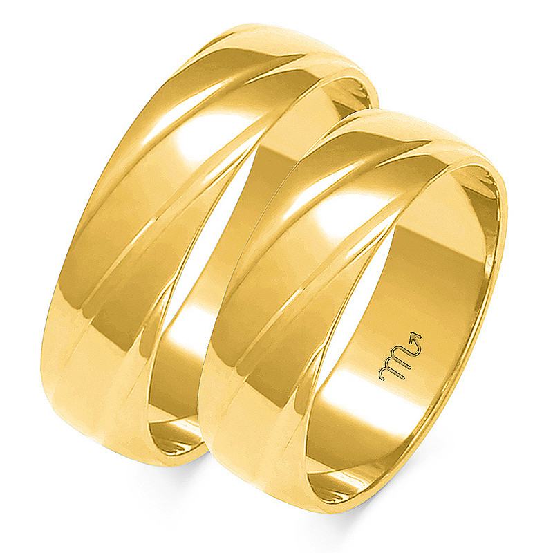 Obrączki ślubne ZO O-215 próba 585