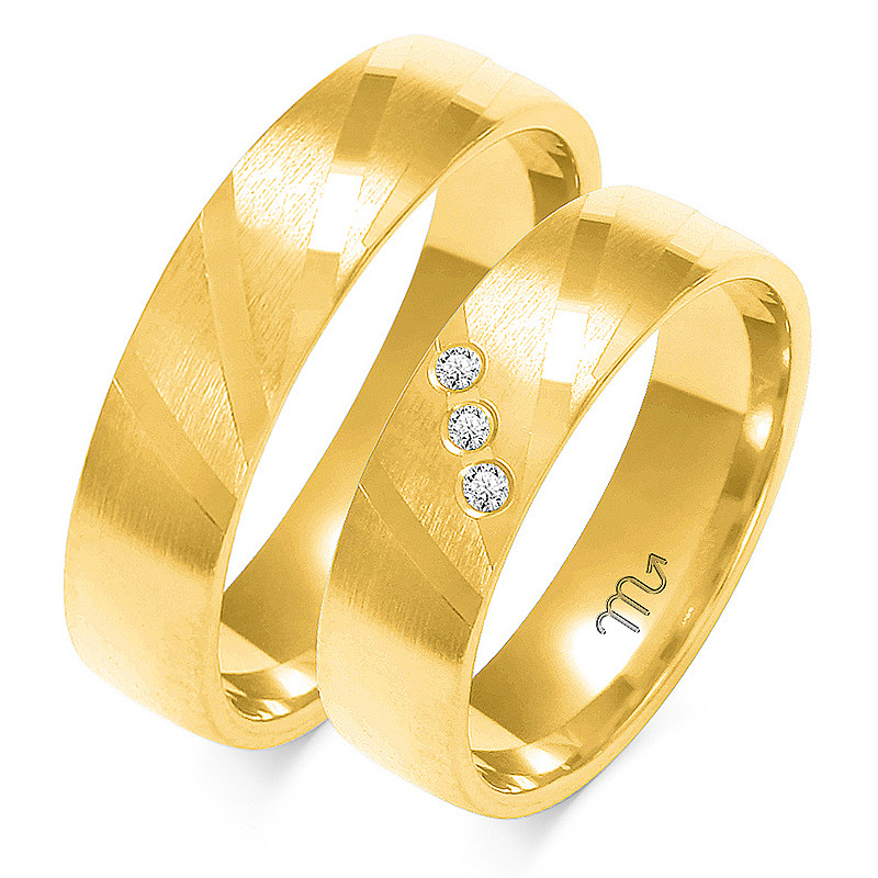 Obrączki ślubne ZO O-223 próba 585