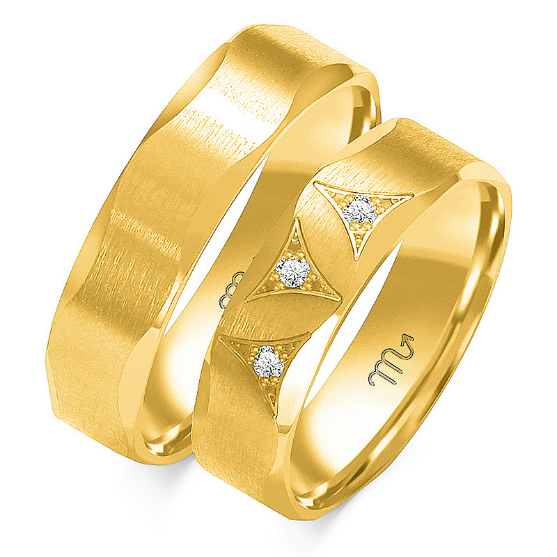 Obrączki ślubne ZO O-229 próba 585