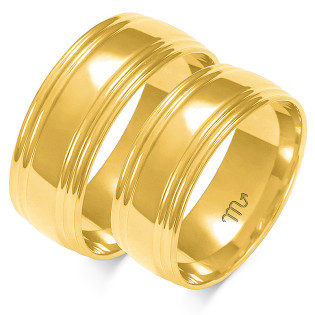 Obrączki ślubne ZO O-230 próba 585