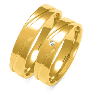 Obrączki ślubne ZO O-232 próba 585