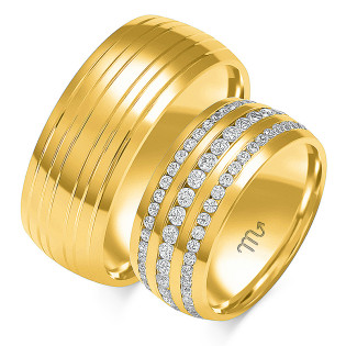 Obrączki ślubne ZO O-237 próba 585