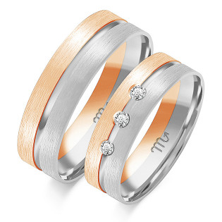 Obrączki ślubne ZO OE-84 próba 585