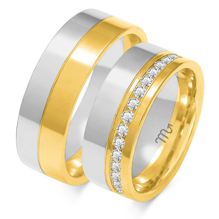 Obrączki ślubne ZO OE-91 próba 585