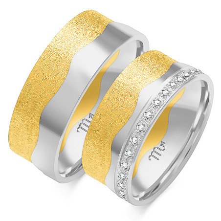 Obrączki ślubne ZO OE-98 próba 585