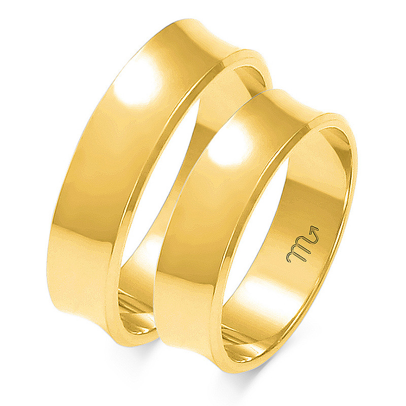 Obrączki ślubne ZO O-3 próba 585