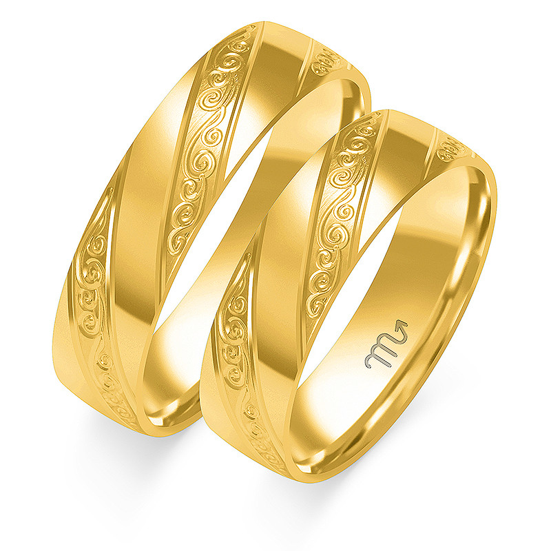 Obrączki ślubne ZO O-313 próba 585