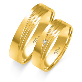 Obrączki ślubne ZO O-317 próba 585