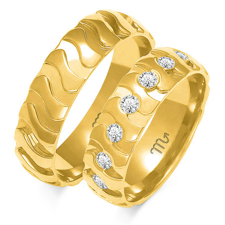 Obrączki ślubne ZO O-321 próba 585