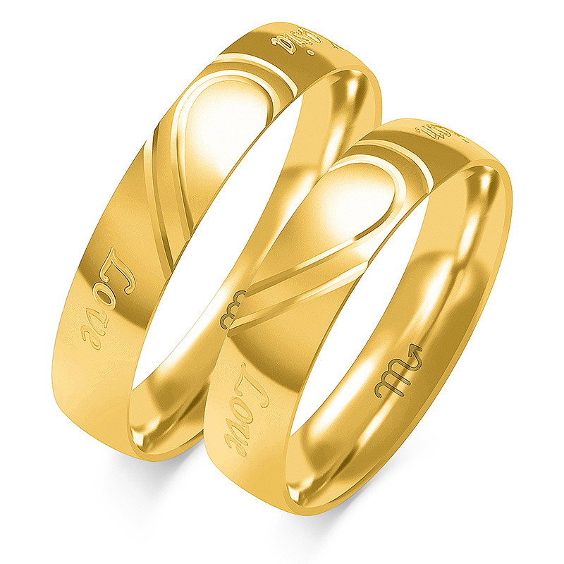 Obrączki ślubne ZO O-331 próba 585