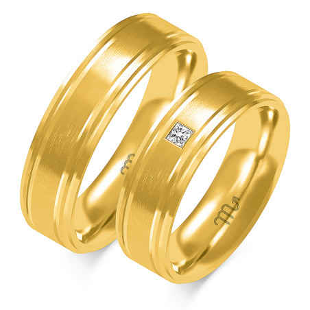 Obrączki ślubne ZO O-348 próba 585