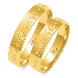 Obrączki ślubne ZO O-35 próba 585