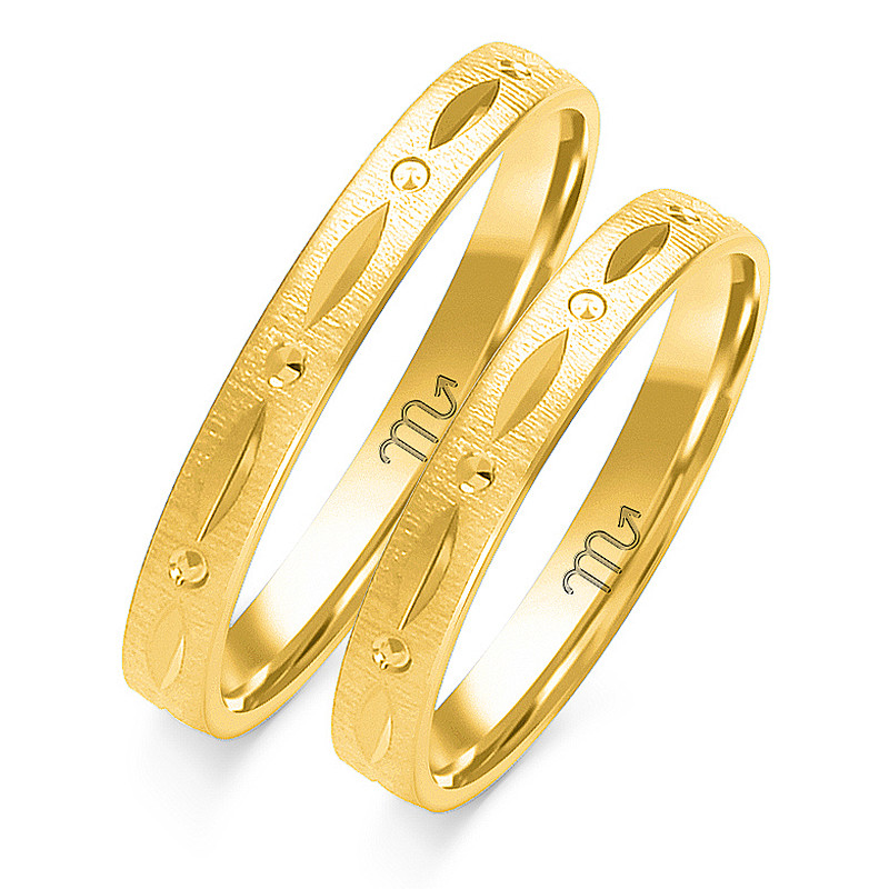 Obrączki ślubne ZO O-37 próba 585