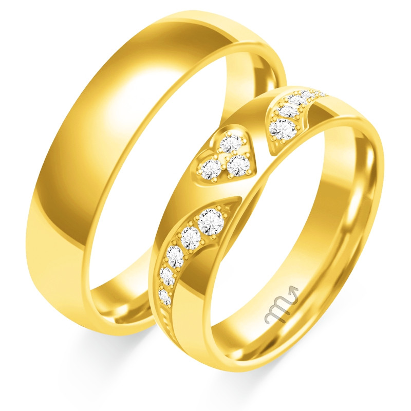 Obrączki ślubne ZO O-377 próba 585