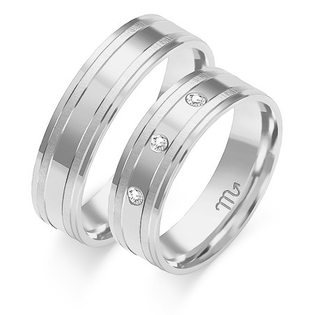 Obrączki ślubne ZO O-48 próba 585