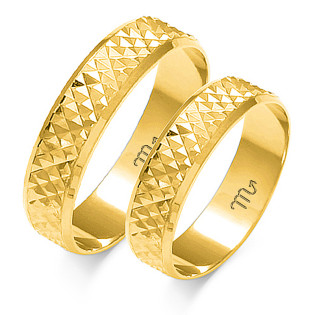 Obrączki ślubne ZO O-7 próba 585