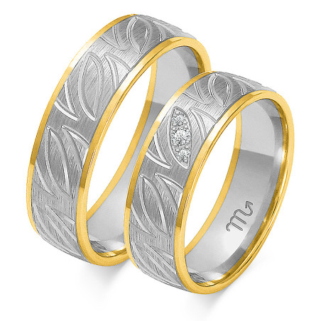 Obrączki ślubne ZO OP-21 próba 585