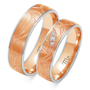 Obrączki ślubne ZO OP-22 próba 585