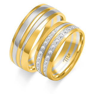 Obrączki ślubne ZO OP-23 próba 585