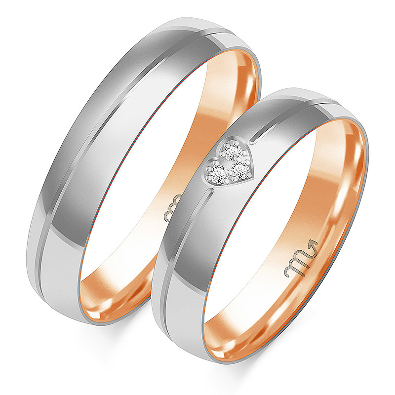 Obrączki ślubne ZO OP-26 próba 585