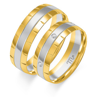 Obrączki ślubne ZO OE-13 próba 585