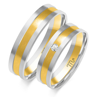 Obrączki ślubne ZO OE-139 próba 585