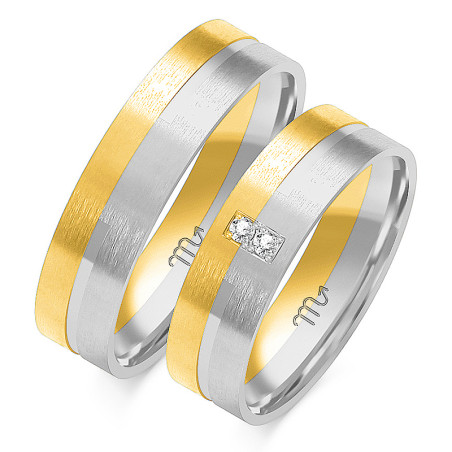 Obrączki ślubne ZO OE-149 próba 585