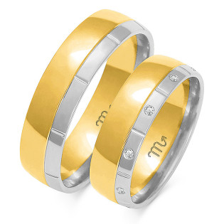 Obrączki ślubne ZO OE-17 próba 585