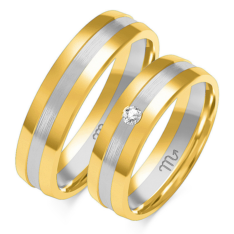 Obrączki ślubne ZO OE-171 próba 585