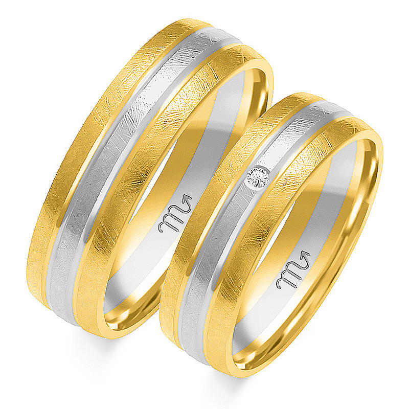 Obrączki ślubne ZO OE-178 próba 585