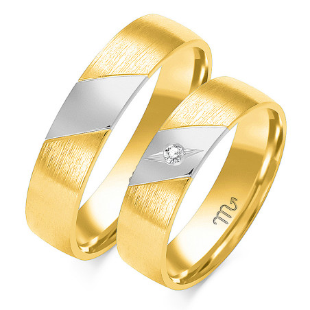 Obrączki ślubne ZO OE-179 próba 585