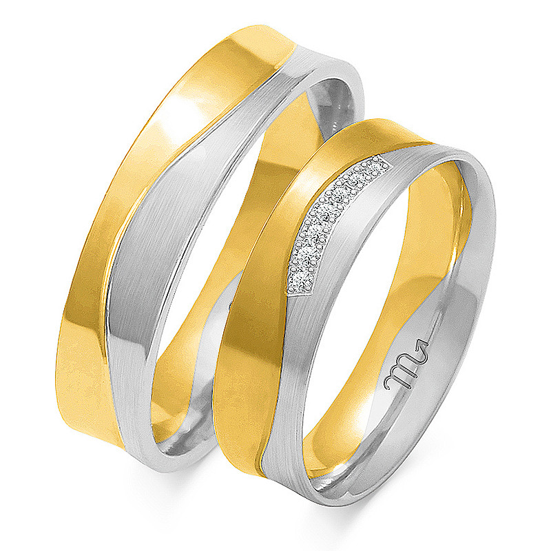 Obrączki ślubne ZO OE-185 próba 585