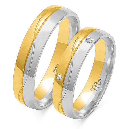 Obrączki ślubne ZO OE-194 próba 585