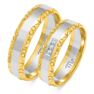 Obrączki ślubne ZO OE-196 próba 585