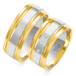 Obrączki ślubne ZO OE-2 próba 585